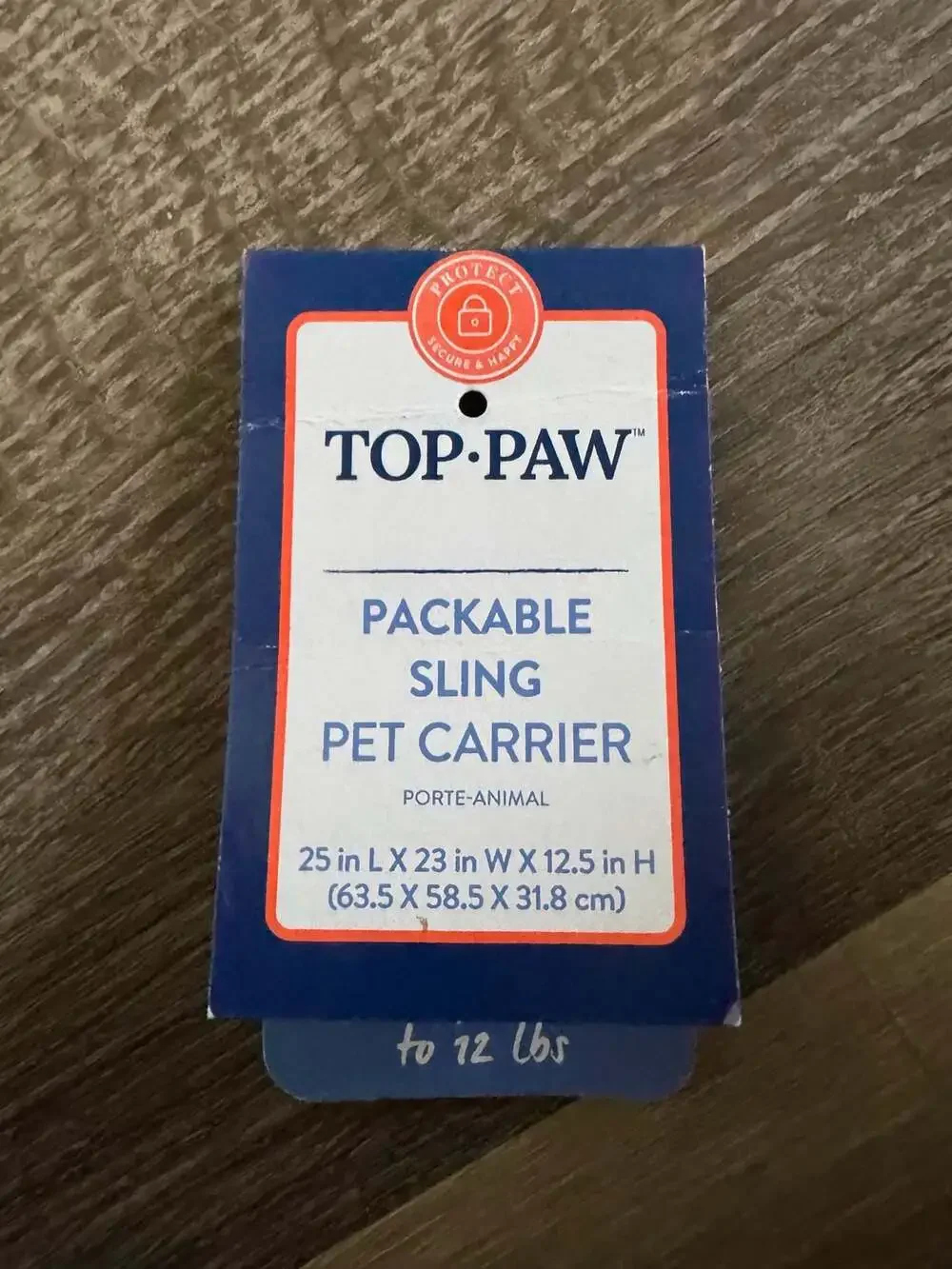 Top Paw Packable Sling Pet Carrier in Green